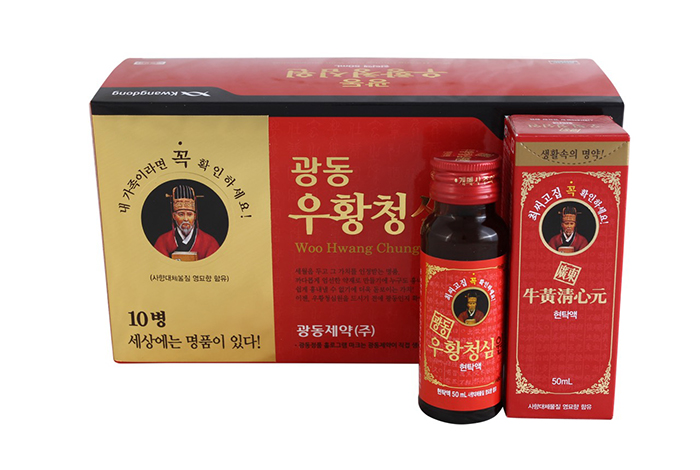 An Cung Dạng Nước Hàn Quốc Hộp Đỏ 50ml x 10 Chai